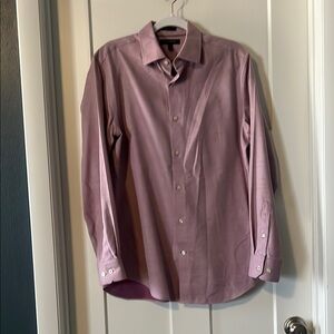 Banana Republic Purple Dress Shirt Classic Button-Down